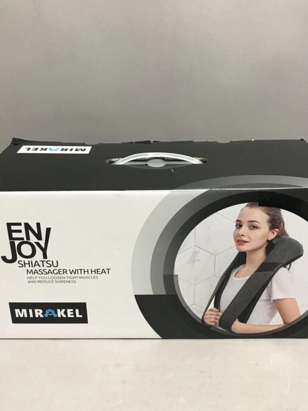 Mirakel ENJOY Shiatsu Neck & Shoulder Massager - Charcoal